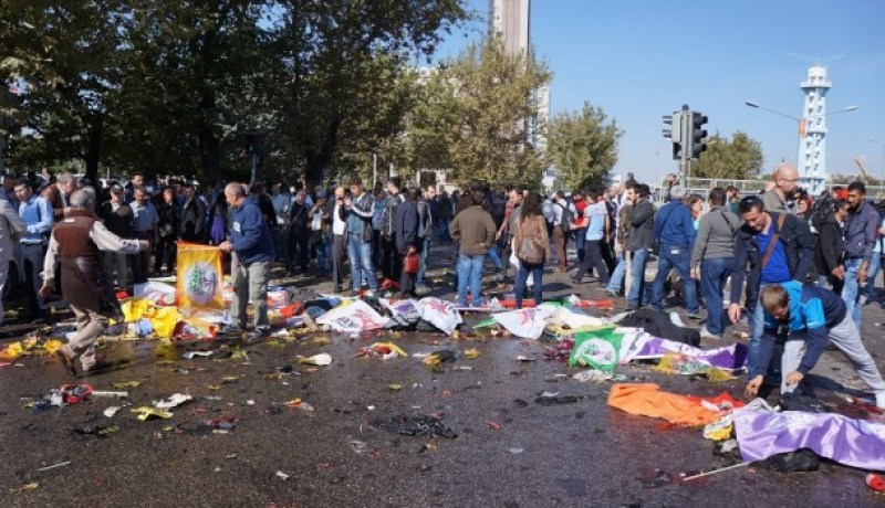 اندلاع مظاهرات في عدة مدن تركية احتجاجا على تفجيري أنقرة