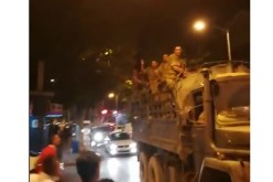 استقبال الأبطال لأفراد الجيش بشرشال