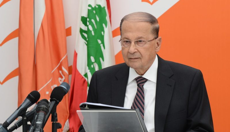 الرئيس اللبناني يأمل في نهاية الأزمات العربية