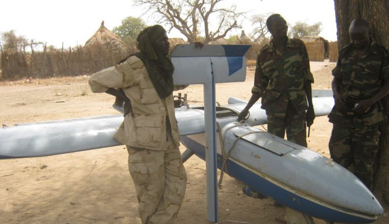 تحطم طائرة سودانية من دون طيار في منطقة الخرطوم