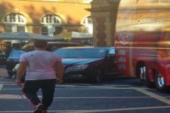 حافلة بايرن ميونيخ تتعرض لحادثة قبل مواجهة ارسنال