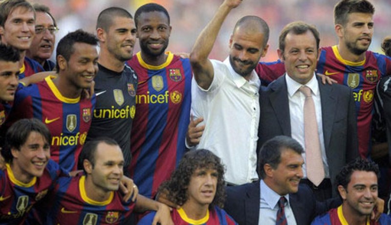 غوارديولا يشك في مستقبله مع برشلونة