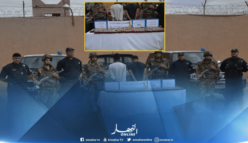 بالصور.. ضبط قرابة 30 ألف قرص مهلوس بتمنراست