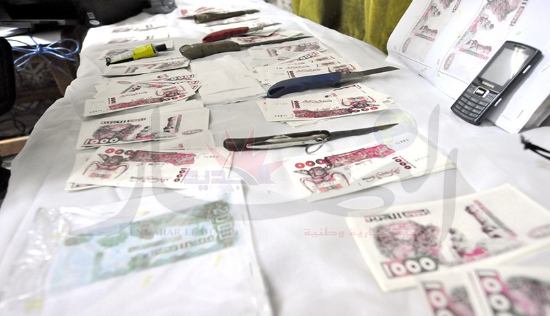 الإطاحة بماليين وبحوزتهما أكثر من 4 ملايير سنتيم مزوّرة بشطيبو في وهران