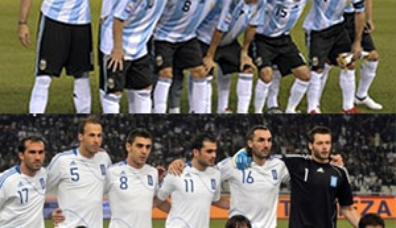 مونديال 2010: التشكيلتان الرسميتان للارجنتين واليونان