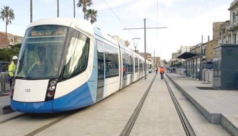 توقف جزئي في حركة ترامواي الجزائر