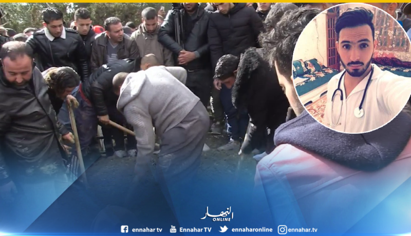 بالصور..الطالب “أصيل” يُوارى الثرى ببرج بوعريريج
