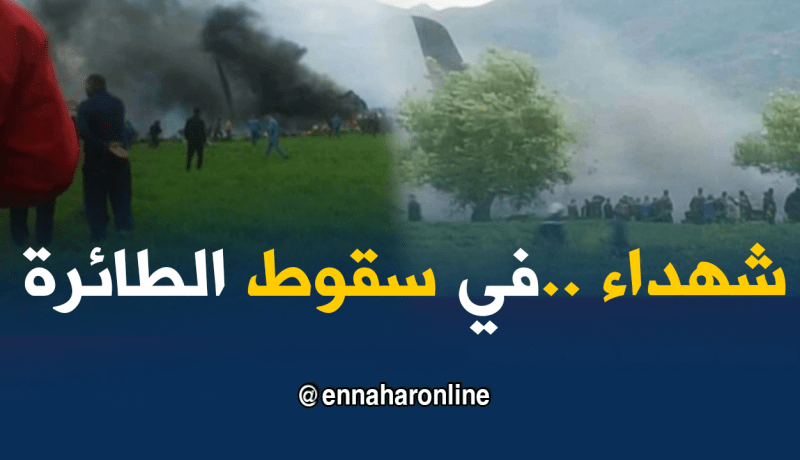 بالفيديو: سقوط عدد من الشهداء على إثر حادث تحطم الطائرة