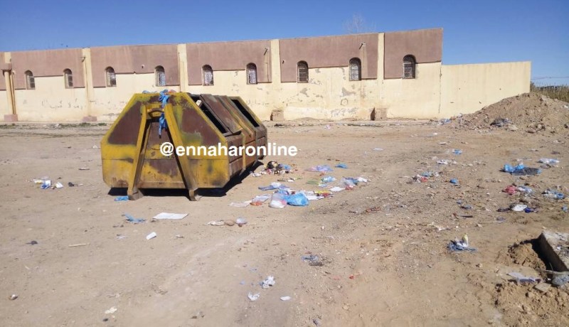 بالصور ..العثور على جثة رضيع في حالة يُرثى لها بالنعامة