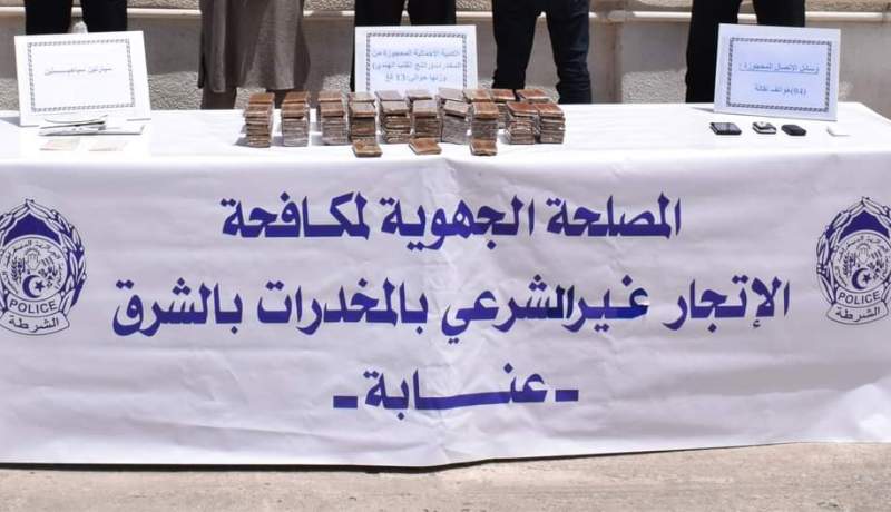 عنابة: ايقاف شبكة اجرامية وحجز 13 كغ من المخدرات