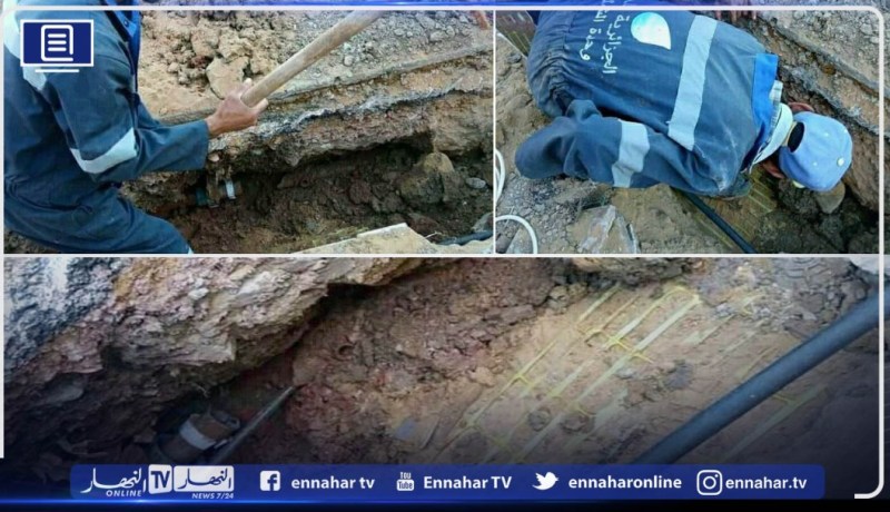 الشلف: الجزائرية للمياه تقطع 10 إيصالات غير شرعية بأغبال في تلعصة