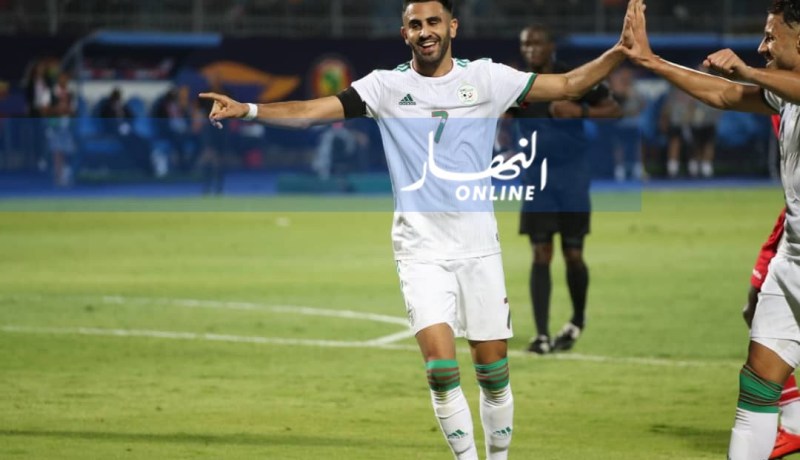 بالصور..محرز يوقع على هدفه الـ11 بقميص المنتخب