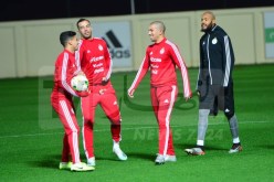 بالصور..الخضر يجرون ثاني حصة تدريبية تحضيرا لمواجهة زامبيا