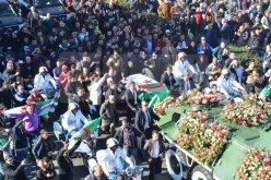 موكب جنائزي مهيب لفقيد الجزائر الفريق قايد صالح نحو مقبرة العالية
