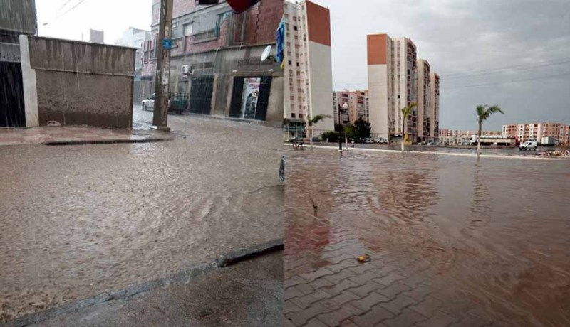 بالفيديو والصور.. أمطار غزيرة على البليدة