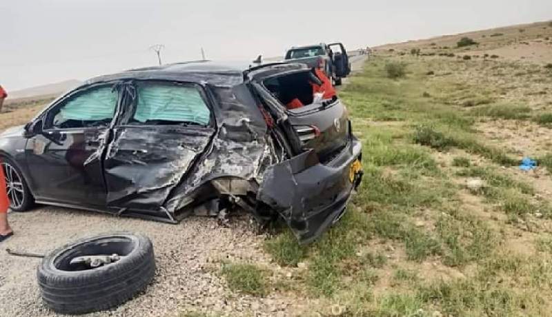 المسيلة: اصابة 7 أشخاص اثر حادث مرور بمنطقة الحاسي