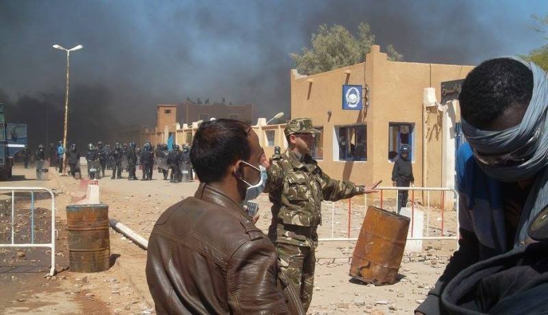 المحتجين يعتزمون فض الإعتصام من وسط مدينة عين صالح