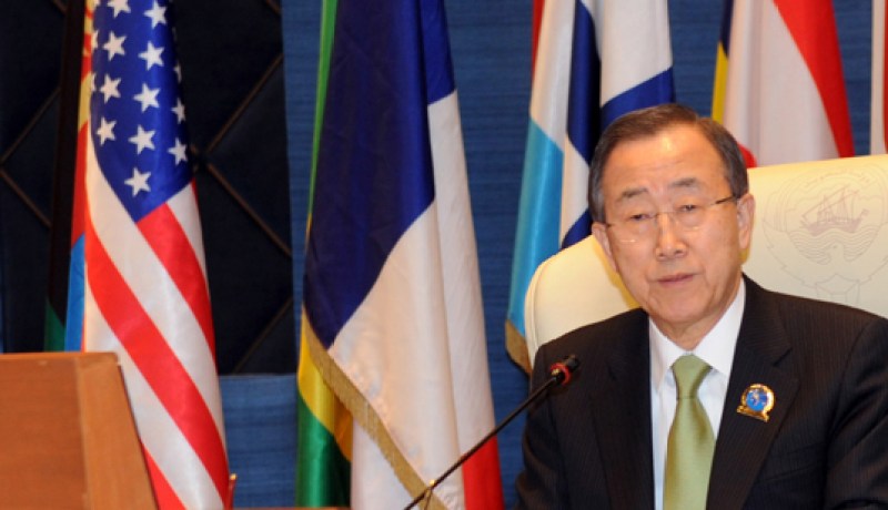 بان كي مون يدعو “كل الاطراف” في الازمة الاوكرانية الى خفض التوتر