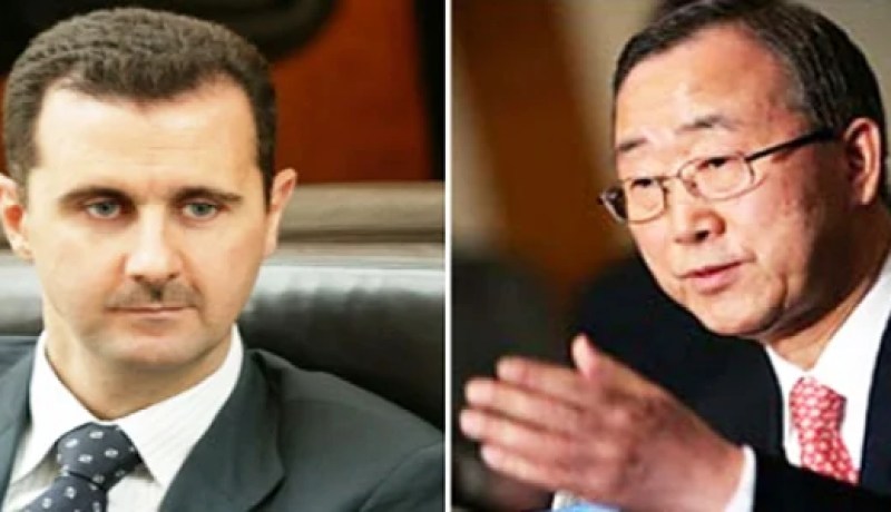 بان كي مون يدعو إلى اتخاذ موقف دولي موحد تجاه الأزمة في سوريا