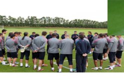 غوارديولا يطالب لاعبيه بعدم الاستسلام في سباق الليغا