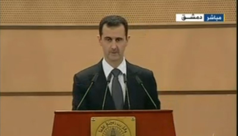 الاسد يؤكد ان المؤامرة ضد سوريا تزيدها عزة ومناعة