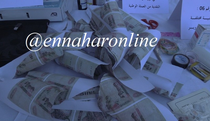 دهان يقود عصابة مختصة في تزوير الدينار داخل منزل قصديري في بوفاريك