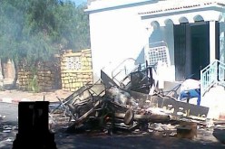 مواطنون يحرقون مستشفى بوسمغون بالبيض