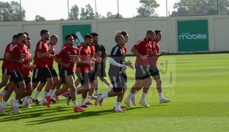 بالصور.. أجواء رائعة في تدريبات الخضر