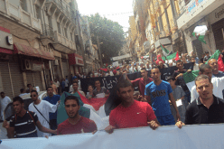 سكان مغنية يخرجون في مسيرة لنصرة القدس بحضور ممثلين من سفارة فلسطين