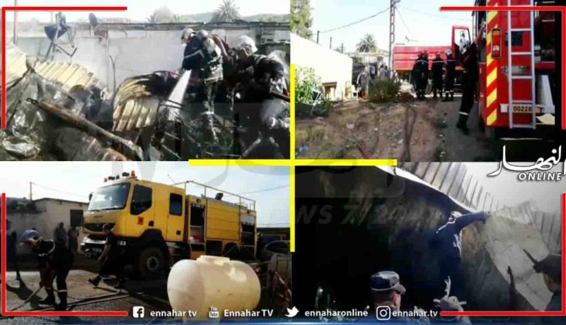 سكيكدة: إحتراق منزلين جاهزين بحي ” كليوغ”