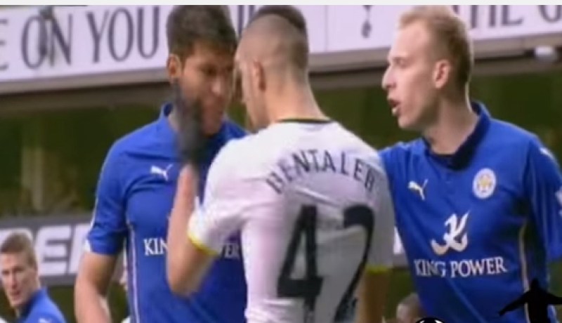 فيديو للدولي الجزائري نبيل بن طالب يصفع أحد لاعبي ليستر سيتي