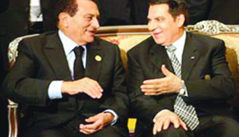 مبارك على خطى بن علي