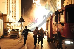 صور ذات جودة عالية لحريق بالقرب من محطة تزويد الوقود ببئر مراد رايس في العاصمة