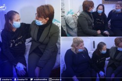 بالصور: وزيرة الثقافة تزور الممثلة فتيحة نسرين بمنزلها