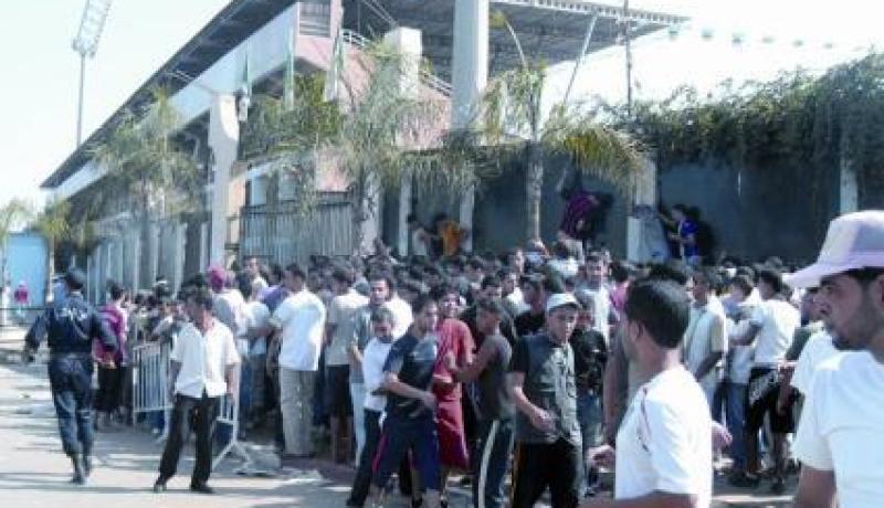 ثورة في ملعب شاكر إصابة 3 من رجال الشرطة، خسائر مادية و20 موقوفا