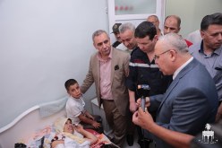 بالصور.. مدير الحماية المدنية ووالي البليدة يزوران ضحايا الحريق