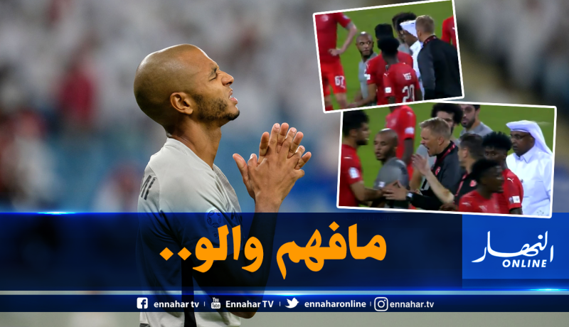 بالفيديو.. “تخلطت” بين براهيمي ومُدرب العربي القطري!