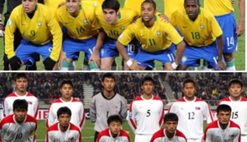 مونديال 2010: التشكيلتان الرسميتان للبرازيل وكوريا الشمالية