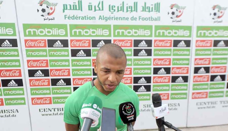 براهيمي: «أتمنى أن يسمح التغيير الموجود في الخضر بتحقيق أهدافنا»