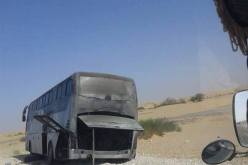 نشوب حريق بحافلة لنقل المسافرين في النعامة