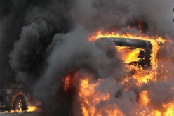 نجاة 33 ‬لاعبا من ترجي‮ ‬ڤالمة من حريق أتى على حافلة كانت تقلهم