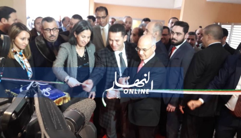 بالصور… يوسفي يدشن صالون الحجر الطبيعي والرخام