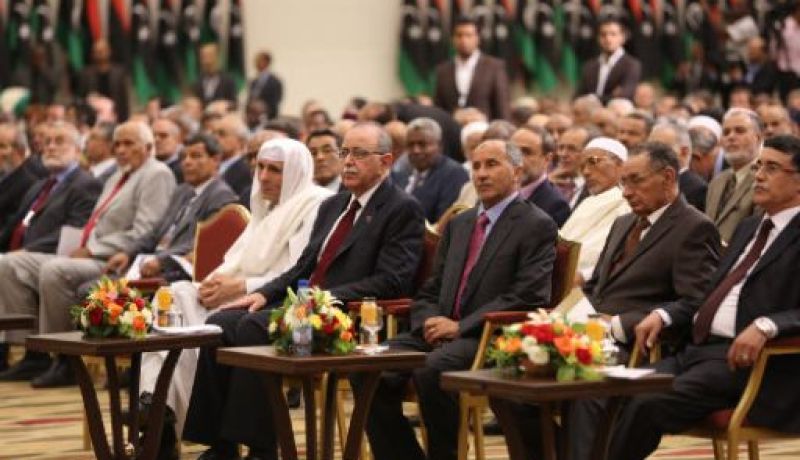 المؤتمر الوطني الليبي يكلف حكومة الكيب بالاستمرار في تأدية مهامها