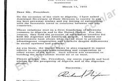 برقيات‮ AIC السرية عن هواري‮ ‬بومدين