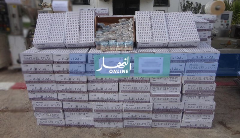 حجز 28 ألف قنطار شمة مقلدة داخل شاحنة بالبويقلة في بالجلفة