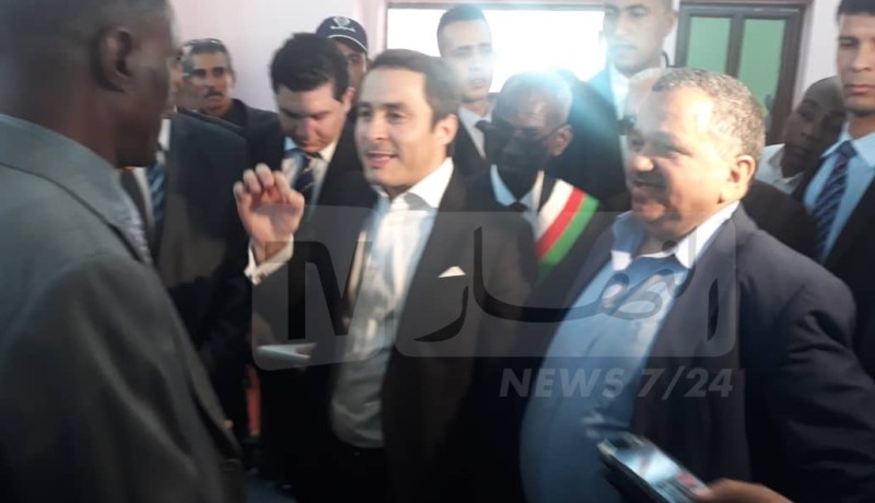 بالصور.. زيارة وزير الشباب والرياضة لبلدية تيمودي ببشار
