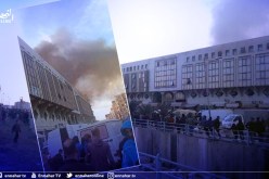 حريق مهول يلتهم المركز التجاري بالعلمة في سطيف