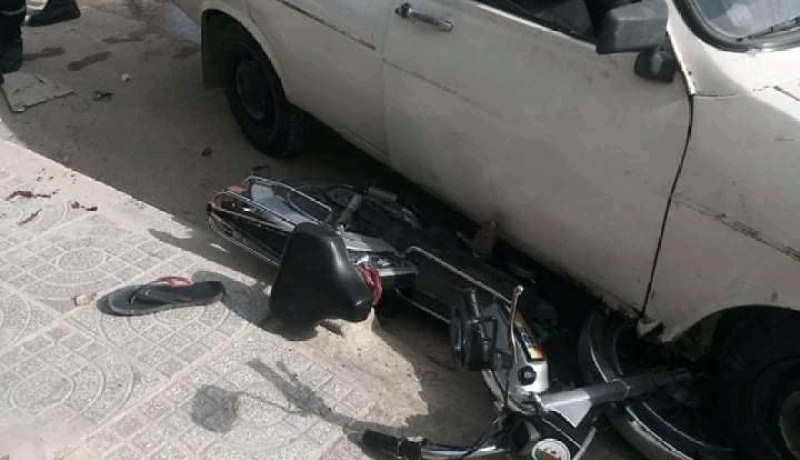 الشلف: جريح في إصطدام سيارة بدراجة نارية في حي الشرفة