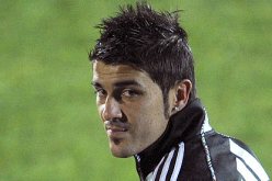 المهاجم الاسباني دافيد فيا يغيب عن نهائيات أورو-2012