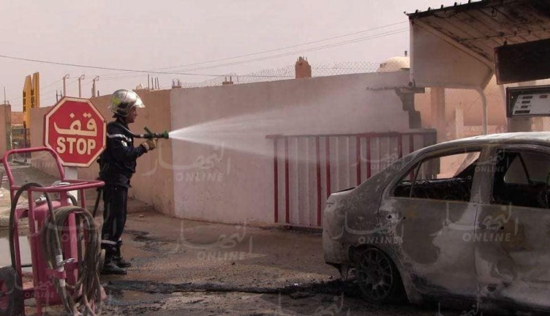 أدرار..وفاة شخص ونجاة آخر إثر اشتعال سيارة ببلدية سالي